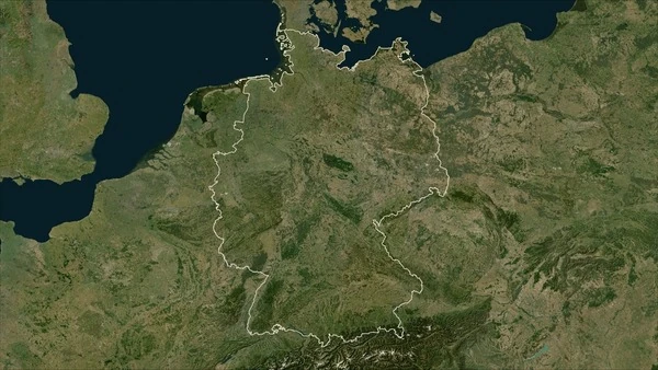 Germany capture from a satellite image